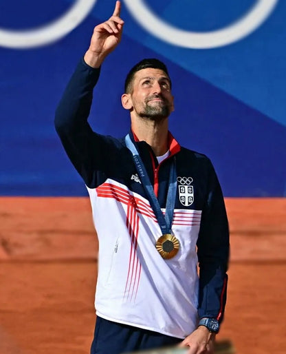Paris Olympics Novak Djokovic Team Serbia Jacket
