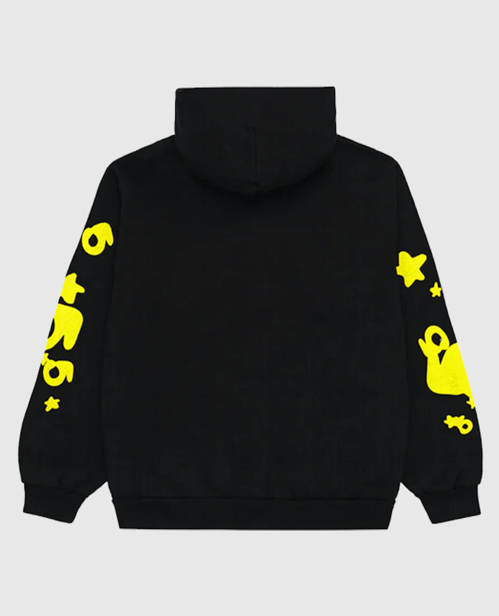 Sp5der Beluga Black Hoodie