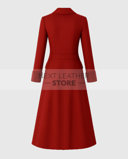 Princess Kate Middleton Red Coat