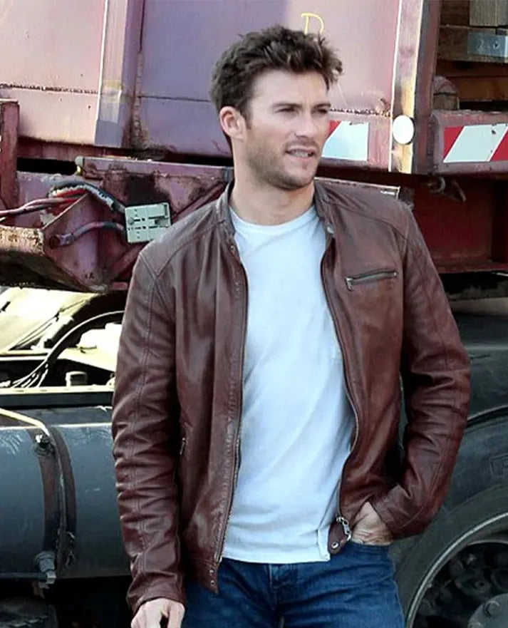 Scott Eastwood Overdrive Leather Jacket