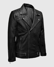 Men's Black Ironwood Biker Leather Jacket