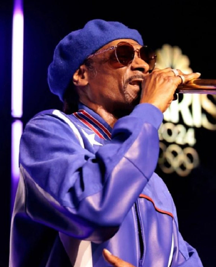 Snoop Dogg Paris 2024 Olympics Purple Jacket