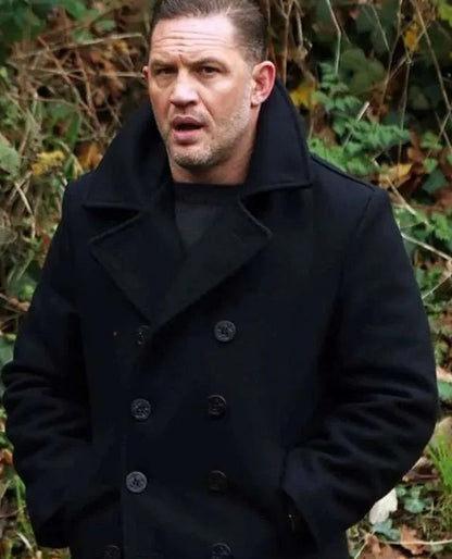 Harry Da Souza MobLand Black Wool Coat