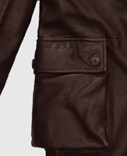 Tom Hardy Brown Washed and Wax Trench Coat