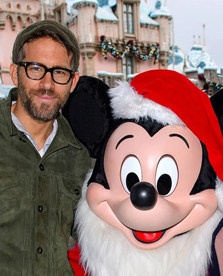 Ryan Reynolds Green Suede Jacket