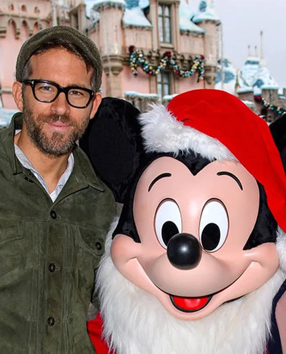 Ryan Reynolds Green Suede Jacket