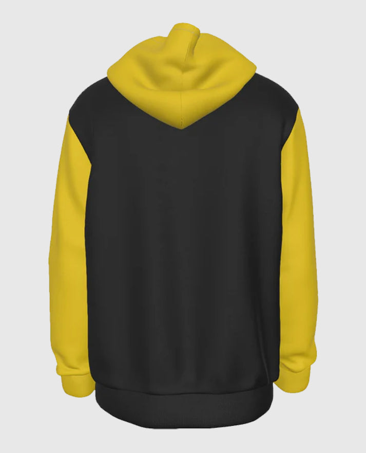 Saiyan Adidas Yellow and Black Hoodie