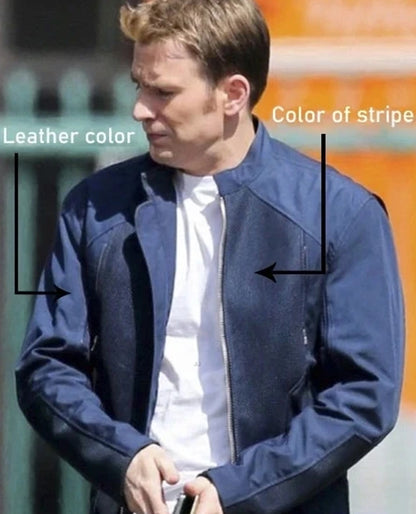 Chris Evans Captain America The Winter Soldier Leather Jacket