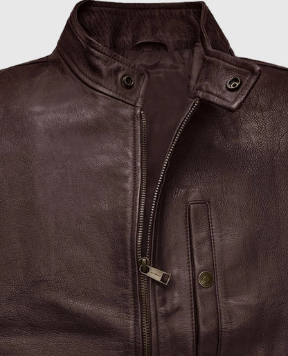 Men's Road Shaper Dark Brown Leather Vest