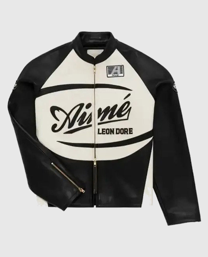 LeBron James Aimé Leon Dore Leather Jacket