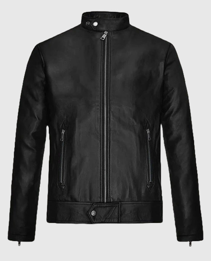 Michael Fassbender Black Leather Jacket
