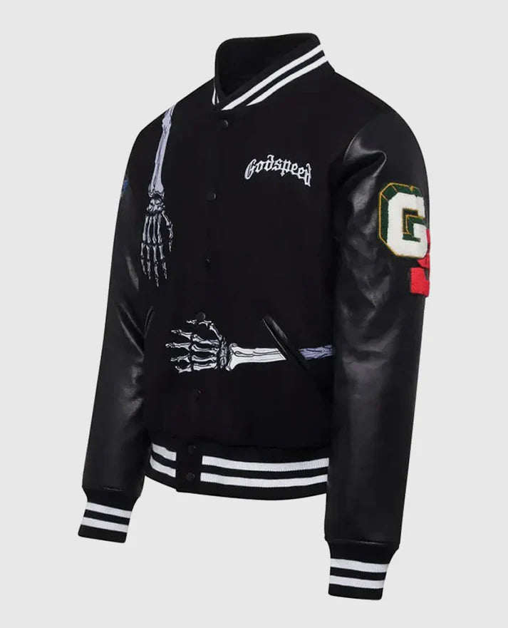Godspeed Skull Rod Bomber Jacket