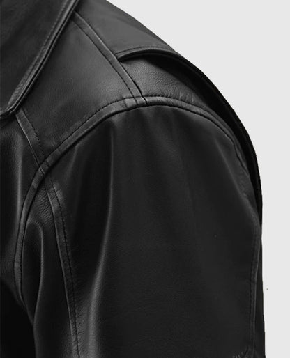 Men's Street Style Leather Biker Jacket