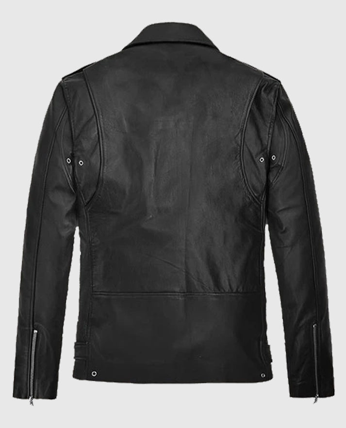 Bruno Mars Leather Biker Jacket