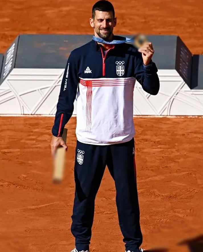 Paris Olympics Novak Djokovic Team Serbia Jacket