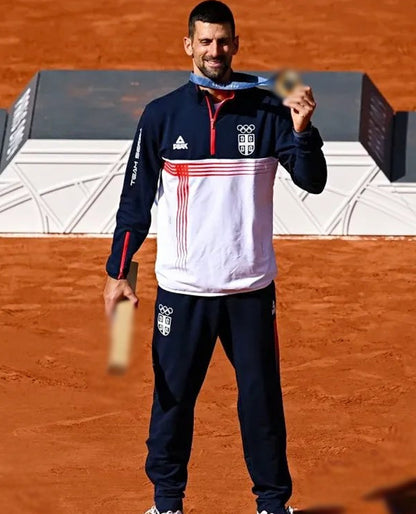 Paris Olympics Novak Djokovic Team Serbia Jacket