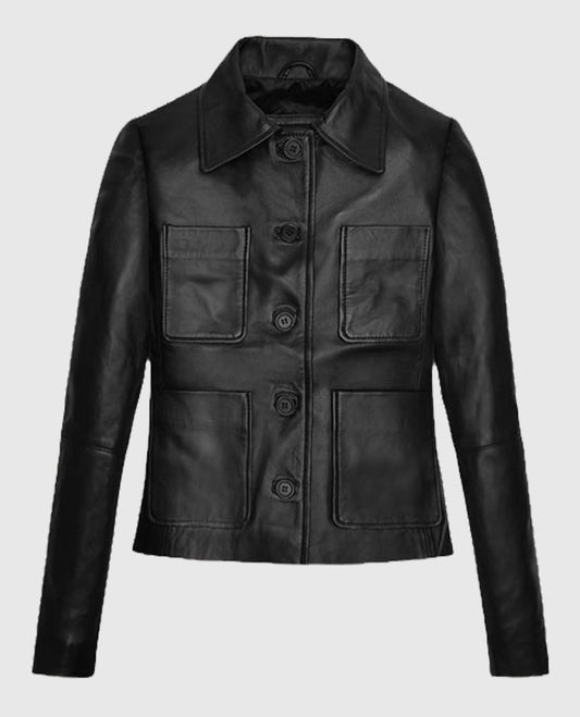 Jenna Ortega Wednesday Leather Jacket