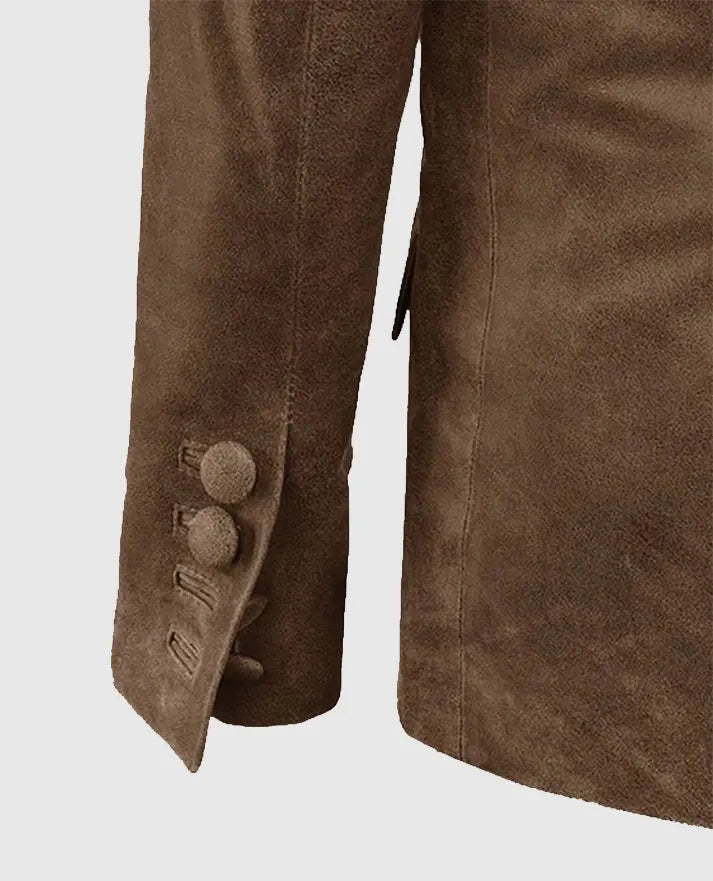 Men's Quaint Leather Blazer