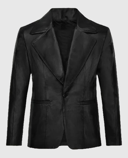 Grammy Awards 2021 Harry Styles Leather Blazer