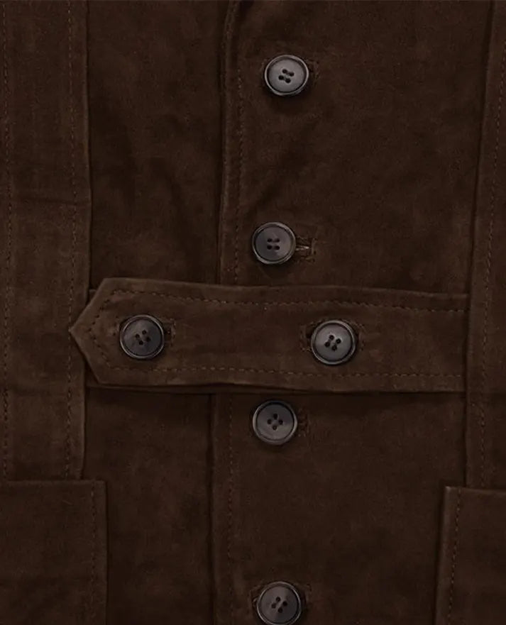 Men's Dune Safari Suede Leather Blazer