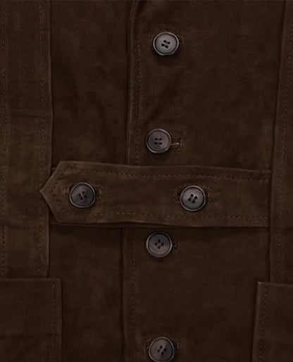 Men's Dune Safari Suede Leather Blazer