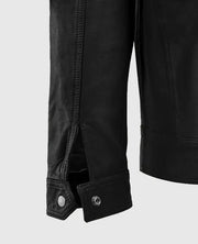 Men's Black Biker Thunder Storm Leather Jacket