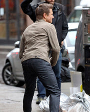 Mission Impossible Rogue Nation Jeremy Renner Suede Jacket
