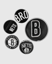 NBA Brooklyn Nets Men's Black Varsity Jacket