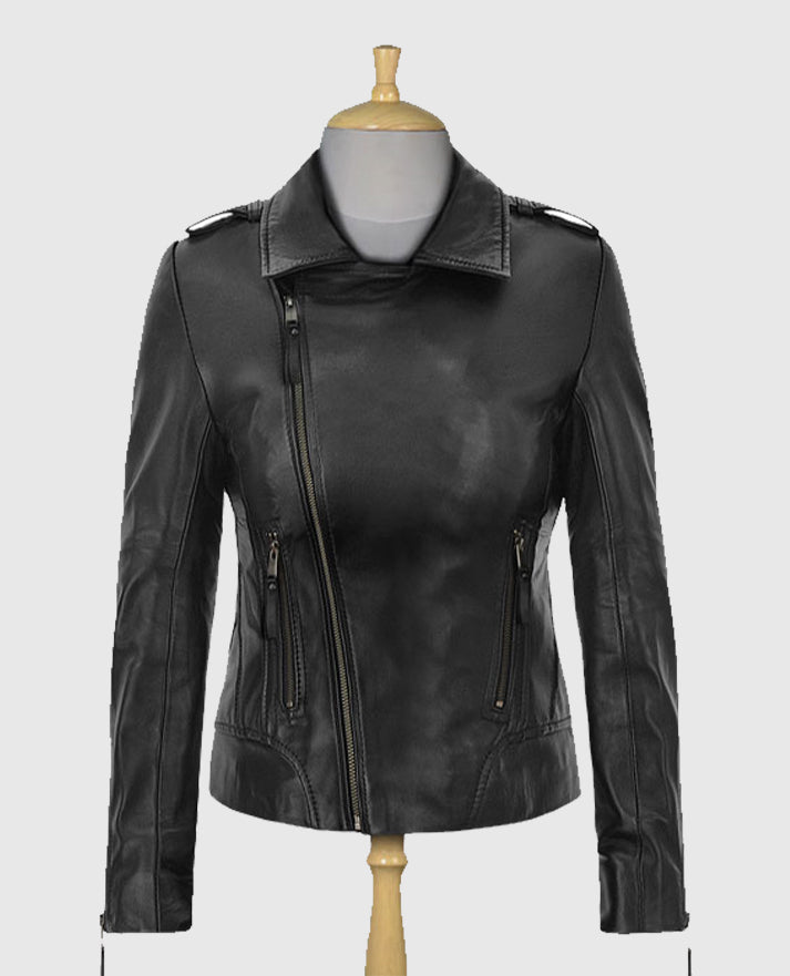Jennifer Aniston Black Leather Jacket