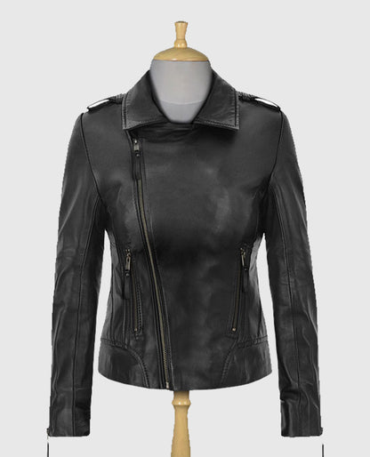 Jennifer Aniston Black Leather Jacket