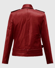 Emilia Clarke Last Christmas Leather Jacket