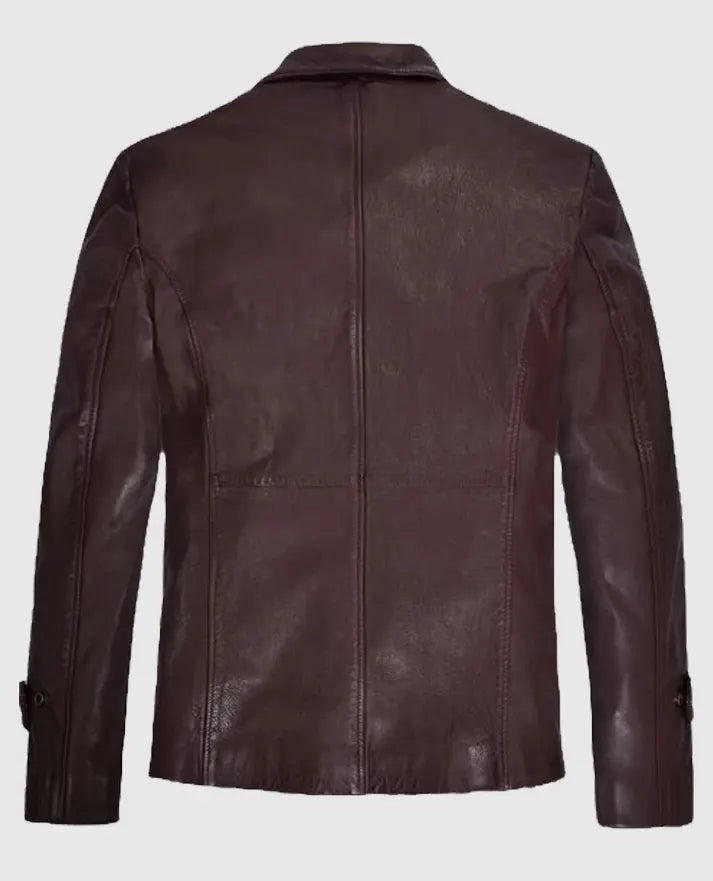 Robert Downey Jr Tony Stark Leather Blazer