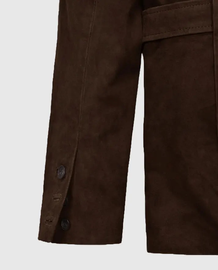 Men's Dune Safari Suede Leather Blazer