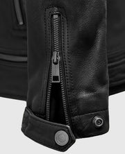 Men's Black Ironwood Biker Leather Jacket