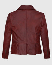 Katherine Heigl  Spanish Red Leather Jacket