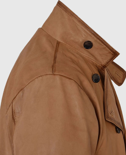 Men's Tan Royal Flying Burnished Coat