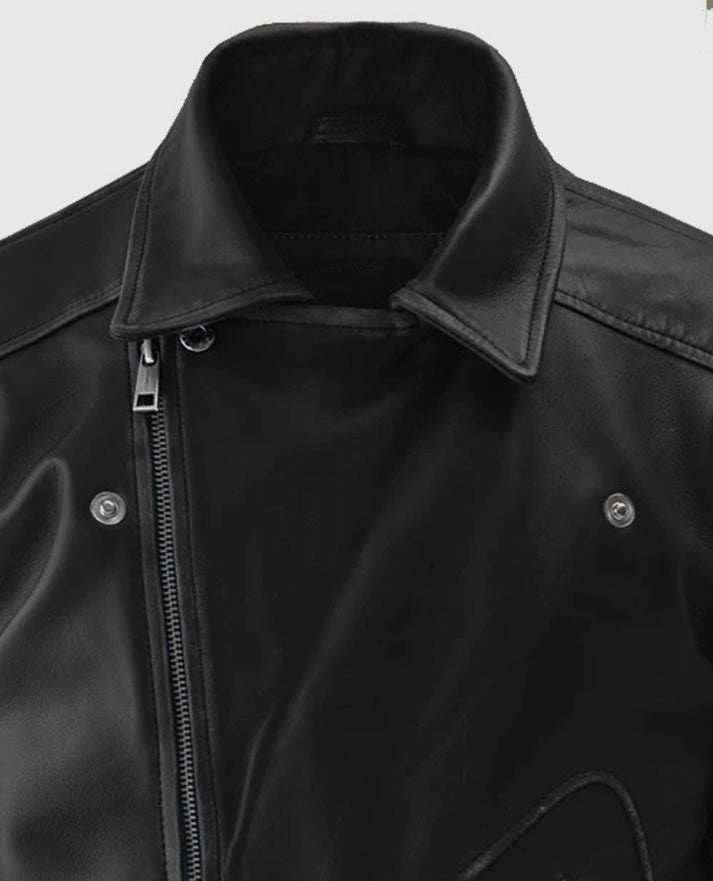 Men's Street Style Leather Biker Jacket