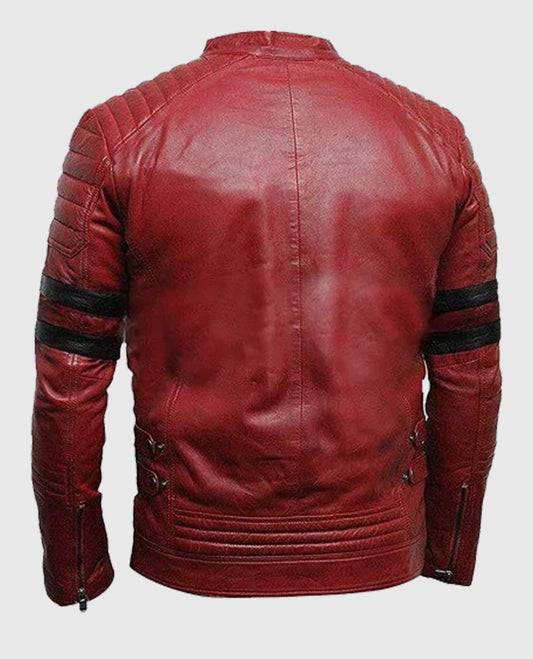 Fight Club Tyler Durden Retro Black Leather Jacket