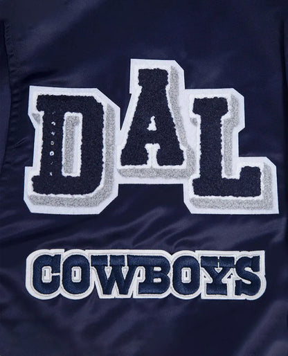 Dallas Cowboys Mashup Classic Rib Satin Jacket