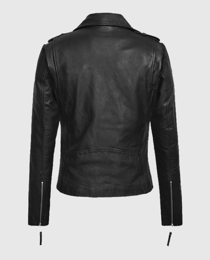 Elsa Pataky Biker Leather Jacket