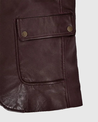 Robert Downey Jr Tony Stark Leather Blazer