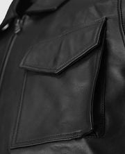 Robert Pattinson 2020 Paris Fashion Show Leather Jacket