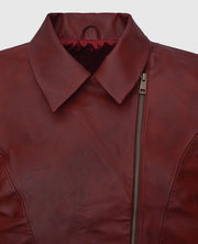 Katherine Heigl  Spanish Red Leather Jacket