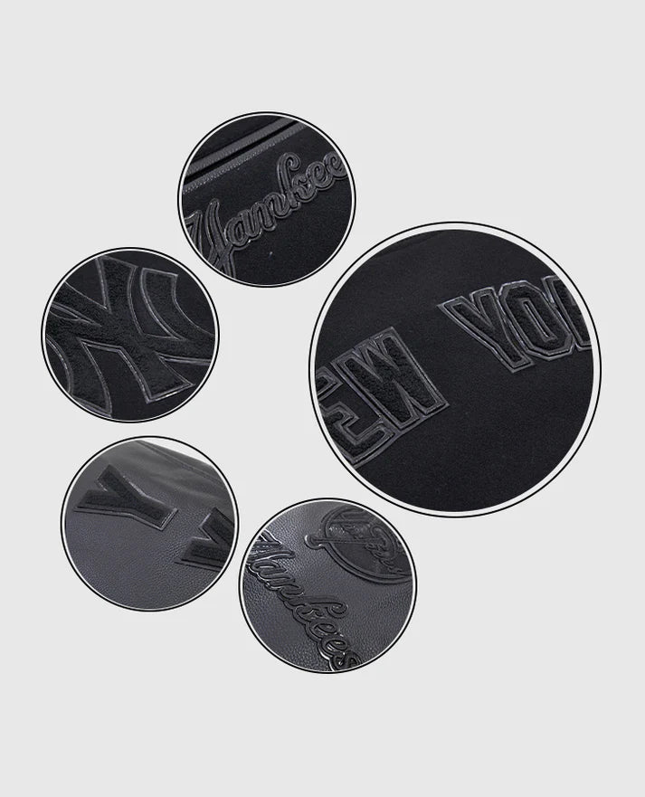 MLB New York Yankees Men's Black Varsity Jacket