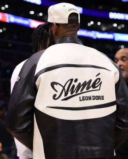 LeBron James Aimé Leon Dore Leather Jacket