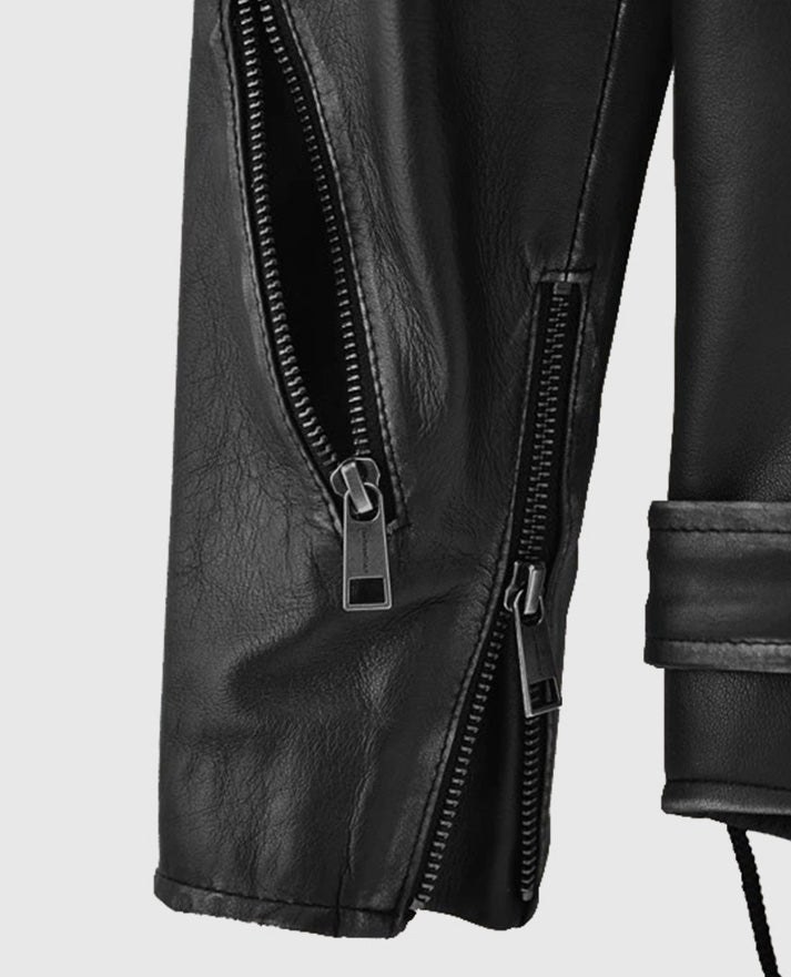 Men's Street Style Leather Biker Jacket