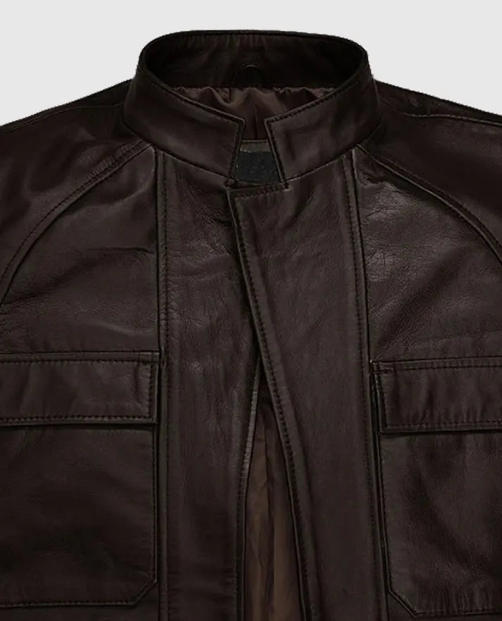 Oscar Isaac Star Wars The Last Jedi Leather Jacket