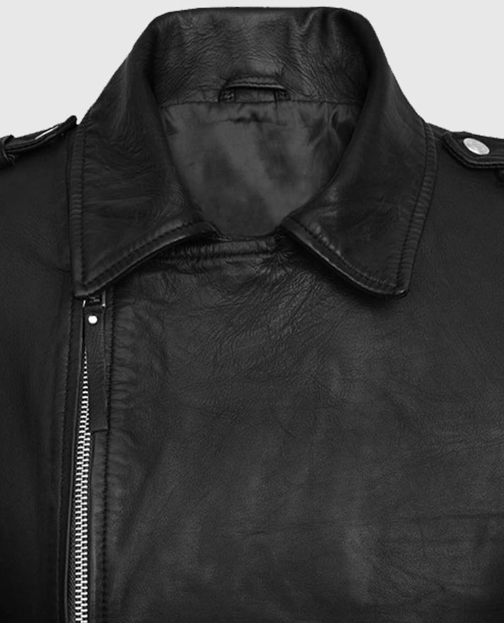 Elsa Pataky Biker Leather Jacket