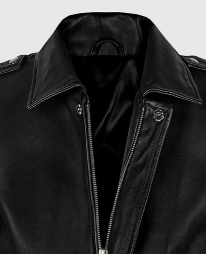 A2 Flight Bomber Leather Jacket For Men