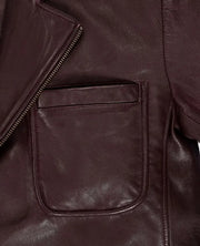 Robert Downey Jr Tony Stark Leather Blazer